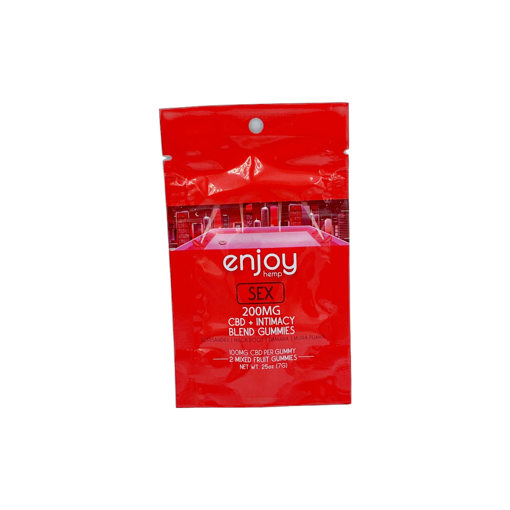 Enjoy Hemp 200 mg 2ct - CBD SEX Gummies | Essential Hemp